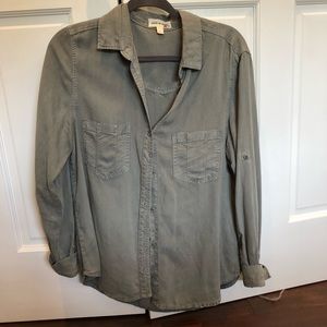 Cloth & Stone military button up shirt